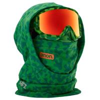 Burton MFI Hooded Clava - Youth - Green Skull