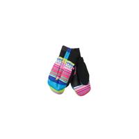 Obermeyer Thumbs Up Mitten - Youth - Carnival Stripe