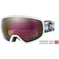 Carve Shoots Goggle - White frame with Pink Iridium lens (6165)