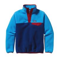 Patagonia Lightweight Synchilla Snap-T Pullover - Boy's - Channel Blue