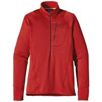 Patagonia R1 Fleece Pullover - Men's - Cochineal Red / Tempest Purple