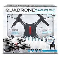 Quadrone Tumbler Cam Drone with built in Camera - Black
