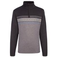 Meister Stefan Sweater - Men's - Charcoal Htr / Twig / Flax / Chambray