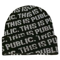 Public This Is Public Beanie - Black