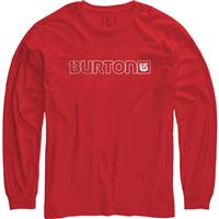 Burton Logo Horizontal LS Shirt - Men's - Fiery Red