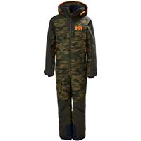 Helly Hansen Fly High Insulated Ski Suit - Youth - Olive Aop
