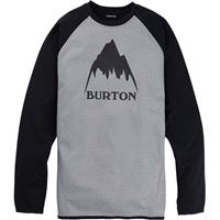 Burton Crown Weatherproof Pullover Crew - Men's - Gray Heather / True Black
