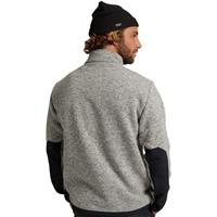 Burton Hayrider Sweater Full-Zip Fleece - Men's - Gray Heather