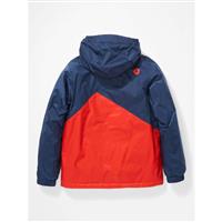 Marmot PreCip Eco Insulated Jacket - Youth - Arctic Navy / Victory Red