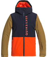 Quiksilver Side Hit Jacket - Boy's - Pureed Pumpkin (NZE0)