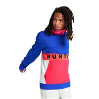 Burton Crown Bonded Performance Fleece Pullover - Men's - Cobalt Blue / Potent Pink / Lunar Gray