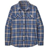 Patagonia L/S Organic Cotton Midweight Fjord Flannel Shirt - Women's - Ice Fjord / Dolomite Blue (IFDB)