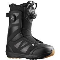 Salomon Launch BOA SJ Snowboard Boot - Men's - Black / Black / White