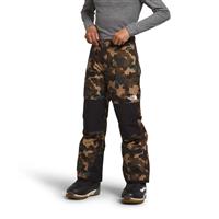 The North Face Freedom Insulated Pant - Boy's - Utility Brown Camo Texture Small Print
