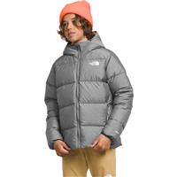 The North Face Reversible North Down Hooded Jacket - Boy's - TNF Medium Grey Heather