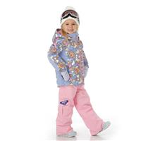 Roxy Snowy Tale Jacket - Toddler Girl's - Bright White Mountains Locals (WBB2)