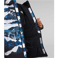 The North Face Freedom Insulated Jacket - Boy's - Optic Blue Mountain Traverse Print