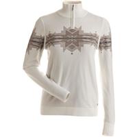 Nils Heaveny Metallic Sweater - Women's - White / Silver Metallic / Graphite