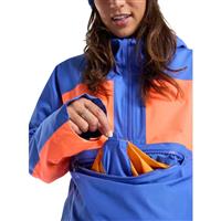 Burton Pillowline Gore-Tex 2L Anorak Jacket - Women's - Amparo Blue / Tetra Orange