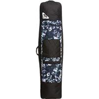 Roxy Vermont Wheelie Board Bag - Women's - True Black Black Flowers (KVJ1)