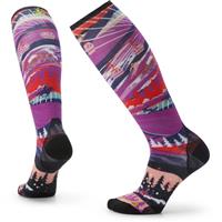 Smartwool Ski Zero Cushion Skication Print OTC Socks - Women's - Desert Orchid