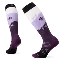 Smartwool Ski Full Cushion Snowpocalypse Pattern OTC Socks - Women's - Purple Iris