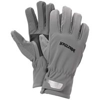 Marmot Glide Softshell Gloves - Men's - Gargoyle / Black