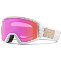 Giro Dylan Goggle - Women's - White Quilted Frame w/ Amber Pink Lenses (7083568)