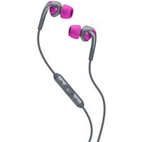 Skullcandy The Fix Earbuds - Gray / Hot Pink / Hot Pink