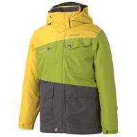 Marmot Space Walk Jacket - Boy's - Green Lichen/Yellow Vapor