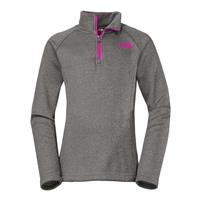 The North Face HW Agave 1/4 Zip - Girl's - Heather Grey