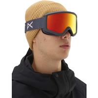 Anon Helix 2.0 Goggle - Rush Frame with Red Solex & Amber Lenses (185311-074)