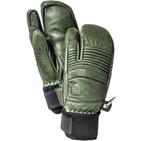 Hestra Leather Fall Line 3-Finger Gloves - Men's - Forest