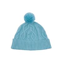 Nils Knit Pom Pom Hat - Women's - Ice Blue