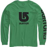 Burton Logo Vertical Fill LS Tee - Boy's - Kelly Green