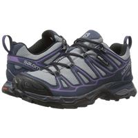 Salomon X Ultra Prime CS WP Running Shoes - Women's - Gray / Blue / Purple