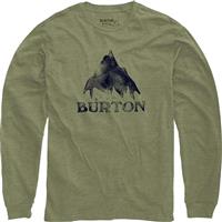 Burton Stamped Mountain LS Shirt - Men's - Light Olive Heather