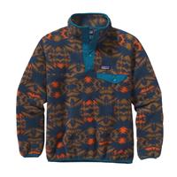 Patagonia Lightweight Synchilla Snap-T Pullover - Boy's - Lightning / Crater Blue