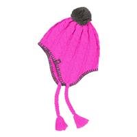 The North Face Fuzzy Earflap Beanie - Girl's - Luminous Pink