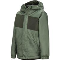 Marmot PreCip Eco Insulate Jacket - Boy's - Crocodile / Rosin Green