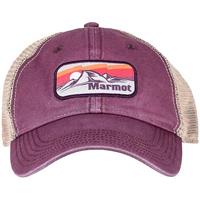 Marmot Alpine Soft Mesh Trucker Hat - Men's - Sunsetter Burgundy