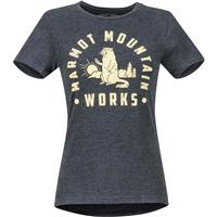 Marmot Chordata Tee SS Shirt - Women's - Charcoal Heather