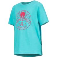 Marmot Nico Tee Shirt - Girl's - Tahiti Blue Heather