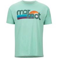 Marmot Oceanside Tee SS Shirt - Men's - Pond Green Heather