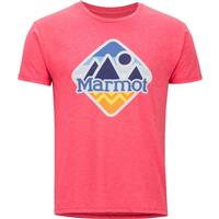 Marmot Sweeney Ridge Tee SS Shirt - Men's - Red Heather