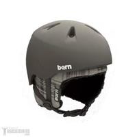 Bern Nino Zip Mold Helmet - Boy's - Matte Black Plaid Knit