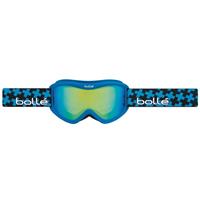 Bolle Volt Plus Goggle - Youth - Matte Blue Cross Frame with Green Emerald Lens