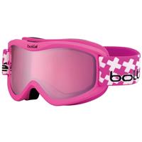Bolle Volt Plus Goggle - Youth - Matte Pink Cross Frame with Vermillon Gun Lens