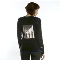 Meister Postcard Sweater - Women's - Black/Cobalt - Back