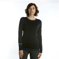 Meister Postcard Sweater - Women's - Black/Cobalt - Front